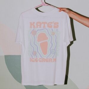 Daydreamer Kate's Ice Cream Oversized Tshirt
